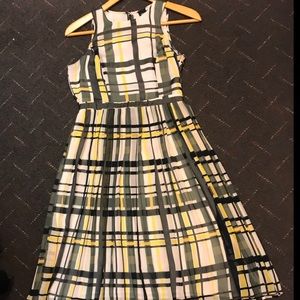 Plaid Midi Dress